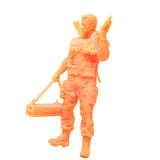 Maxbell 1/64 Scale People Figure Character Doll for Micro Landscape Miniature Scene