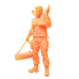 Maxbell 1/64 Scale People Figure Character Doll for Micro Landscape Miniature Scene