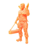 Maxbell 1/64 Scale People Figure Character Doll for Micro Landscape Miniature Scene