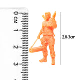 Maxbell 1/64 Scale People Figure Character Doll for Micro Landscape Miniature Scene