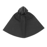 Maxbell 1/12 Male Hoodie Cloak Action Figure Clothes for 6 inch Male Figures Black