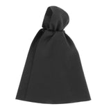 Maxbell 1/12 Male Hoodie Cloak Action Figure Clothes for 6 inch Male Figures Black