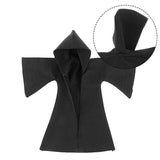 1:12 Scale Fabric Cape Cloak with Hat Long Cape for 6'' Soldier Figure Brown