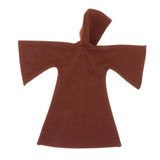 1:12 Scale Fabric Cape Cloak with Hat Long Cape for 6'' Soldier Figure Brown