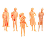 Maxbell 1:64 Model People Figure Scenes Realistic Tiny People for Decoration Diorama Windbreaker Woman