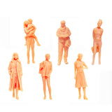 Maxbell 1:64 Model People Figure Scenes Realistic Tiny People for Decoration Diorama Windbreaker Woman