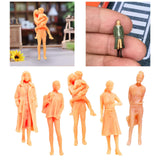 Maxbell 1:64 Model People Figure Scenes Realistic Tiny People for Decoration Diorama Windbreaker Woman