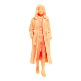 Maxbell 1:64 Model People Figure Scenes Realistic Tiny People for Decoration Diorama Windbreaker Woman