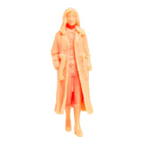Maxbell 1:64 Model People Figure Scenes Realistic Tiny People for Decoration Diorama Windbreaker Woman