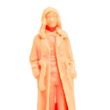 Maxbell 1:64 Model People Figure Scenes Realistic Tiny People for Decoration Diorama Windbreaker Woman