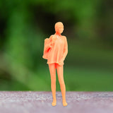 Maxbell 1:64 Model People Figure Scenes Realistic Tiny People for Decoration Diorama Backpacker Girl