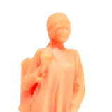 Maxbell 1:64 Model People Figure Scenes Realistic Tiny People for Decoration Diorama Backpacker Girl