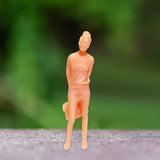 Maxbell 1:64 Model People Figure Scenes Realistic Tiny People for Decoration Diorama Office Lady