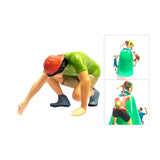 1/87 Climbing Mountain Model Figure for Scenery Diorama Decoration Green