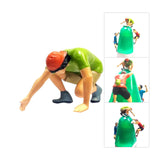 1/87 Climbing Mountain Model Figure for Scenery Diorama Decoration Green