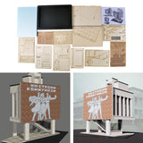 Maxbell 1/35 Scale Architecture Layouts Unassembly for Diorama Layout With Base