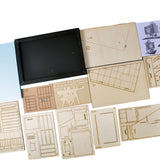 Maxbell 1/35 Scale Architecture Layouts Unassembly for Diorama Layout With Base