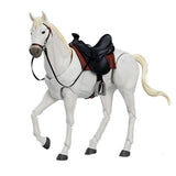 Maxbell 1/12 Scale Action Figures Figurine Mini Size Horse Figurine Ornament White