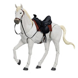 Maxbell 1/12 Scale Action Figures Figurine Mini Size Horse Figurine Ornament White