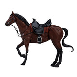 Maxbell 1/12 Scale Action Figures Figurine Mini Size Horse Figurine Ornament Brown