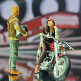 Maxbell 1/64 Figures Model Ornament for DIY Scene Decor Sand Table Decor Style E