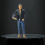 Maxbell 1/64 Figures Model Ornament for DIY Scene Decor Sand Table Decor Style F
