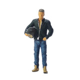 Maxbell 1/64 Figures Model Ornament for DIY Scene Decor Sand Table Decor Style F