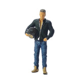 Maxbell 1/64 Figures Model Ornament for DIY Scene Decor Sand Table Decor Style F