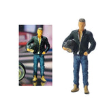 Maxbell 1/64 Figures Model Ornament for DIY Scene Decor Sand Table Decor Style F
