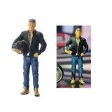 Maxbell 1/64 Figures Model Ornament for DIY Scene Decor Sand Table Decor Style F