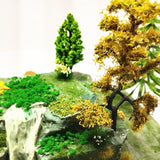 Maxbell Artificial Grass Debris for Railway Layout Layout Props Miniatures Landscape brown