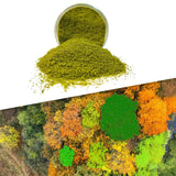 Maxbell Artificial Grass Debris for Railway Layout Layout Props Miniatures Landscape yellow green color