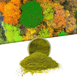 Maxbell Artificial Grass Debris for Railway Layout Layout Props Miniatures Landscape yellow green color