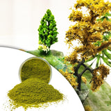 Maxbell Artificial Grass Debris for Railway Layout Layout Props Miniatures Landscape yellow green color