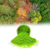 Artificial Grass Debris for Railway Layout Layout Props Miniatures Landscape light green color