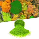 Artificial Grass Debris for Railway Layout Layout Props Miniatures Landscape light green color