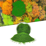 Maxbell Artificial Grass Debris for Railway Layout Layout Props Miniatures Landscape dark green