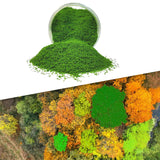 Maxbell Artificial Grass Debris for Railway Layout Layout Props Miniatures Landscape dark green