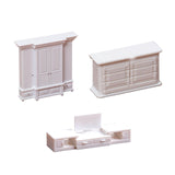 Mini Furniture Model for Diorama Layout Photography Props  TV Cabinet