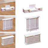 Mini Furniture Model for Diorama Layout Photography Props  TV Cabinet