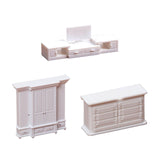 Mini Furniture Model for Diorama Layout Photography Props  TV Cabinet