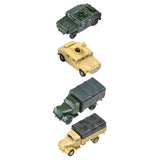 Maxbell 2 Pieces Simulation 1/72 Vehicle Model Kits for Micro Landscape Party Favors missile launch car
