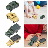 Maxbell 2 Pieces Simulation 1/72 Vehicle Model Kits for Micro Landscape Party Favors missile launch car