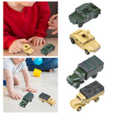 Maxbell 2 Pieces Simulation 1/72 Vehicle Model Kits for Micro Landscape Party Favors missile launch car