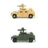 Maxbell 2 Pieces Simulation 1/72 Vehicle Model Kits for Micro Landscape Party Favors missile launch car