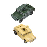 Maxbell 2 Pieces Simulation 1/72 Vehicle Model Kits for Micro Landscape Party Favors missile launch car