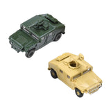 Maxbell 2 Pieces Simulation 1/72 Vehicle Model Kits for Micro Landscape Party Favors missile launch car