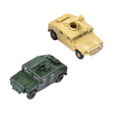 Maxbell 2 Pieces Simulation 1/72 Vehicle Model Kits for Micro Landscape Party Favors missile launch car