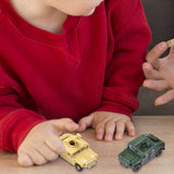 Maxbell 2 Pieces Simulation 1/72 Vehicle Model Kits for Micro Landscape Party Favors missile launch car