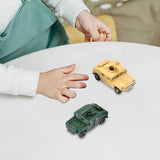 Maxbell 2 Pieces Simulation 1/72 Vehicle Model Kits for Micro Landscape Party Favors missile launch car